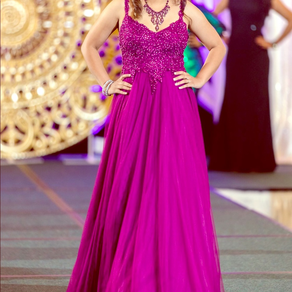 A beautiful prom dress